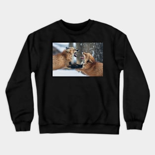 Playful Foxes Crewneck Sweatshirt